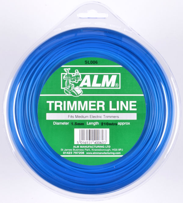1.5mm x 183m - Blue Trimmer Line - 1/2kg Pack - Click Image to Close